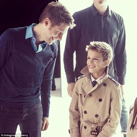 romeo beckham burberry model|David Beckham’s Son Romeo Beckham, Age 10, Becomes a .